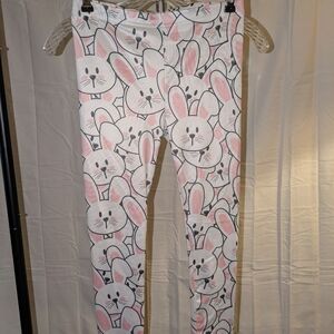 Kids White and Pink Bottoms